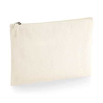 Picture of WESTFORD MILL ORGANIC CANVAS ACCESSORY BAG with Zip Closure & Bottom Gusset