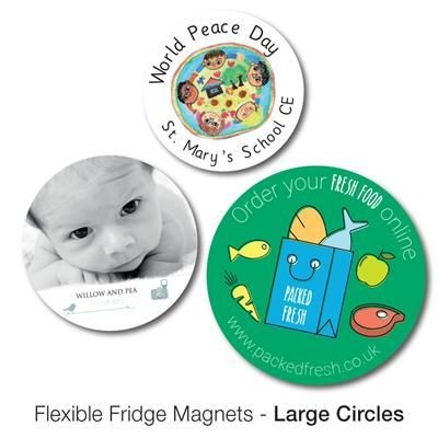 Picture of VARIOUS LARGE CIRCLE SHAPE FLEXIBLE FRIDGE MAGNET