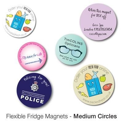 Picture of VARIOUS MEDIUM CIRCLE SHAPE FLEXIBLE FRIDGE MAGNET