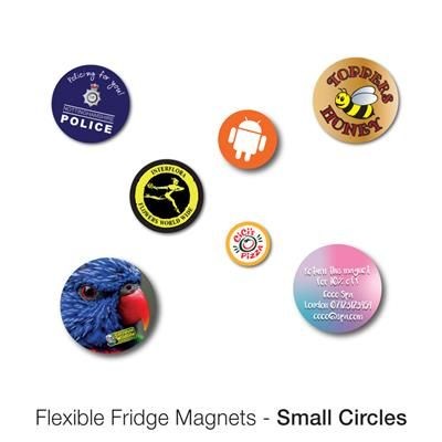 VARIOUS SMALL CIRCLE SHAPE FLEXIBLE FRIDGE MAGNET.