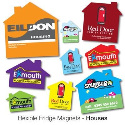 Picture of VARIOUS HOUSE SHAPE FLEXIBLE FRIDGE MAGNET