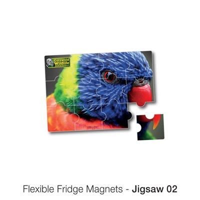 Picture of JIGSAW 02 12 PIECE SHAPE FLEXIBLE FRIDGE MAGNET