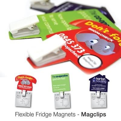 Picture of MAGCLIP SHAPE FLEXIBLE FRIDGE MAGNET.