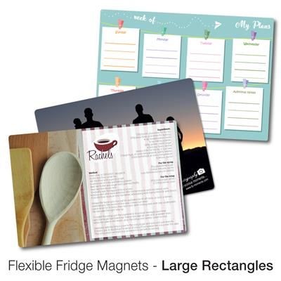 Picture of VARIOUS LARGE RECTANGULAR SHAPE FLEXIBLE FRIDGE MAGNET.