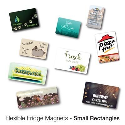 Picture of VARIOUS SMALL RECTANGULAR SHAPE FLEXIBLE FRIDGE MAGNET.