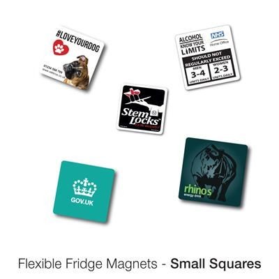 Picture of VARIOUS SMALL SQUARE SHAPE FLEXIBLE FRIDGE MAGNET.