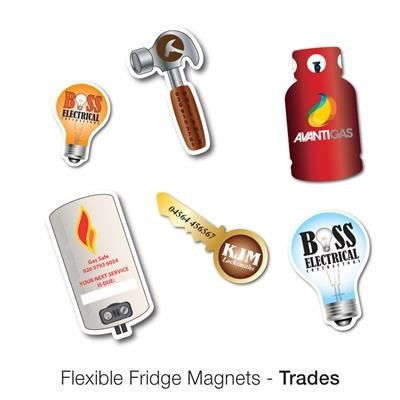 Picture of VARIOUS TRADE SHAPE FLEXIBLE FRIDGE MAGNET.