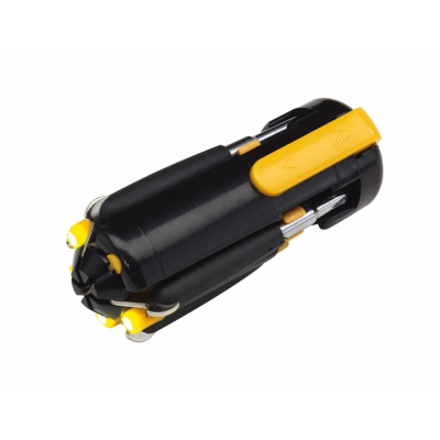 Picture of 6-IN-1 SCREWDRIVER SET in Black & Yellow with LED Lights