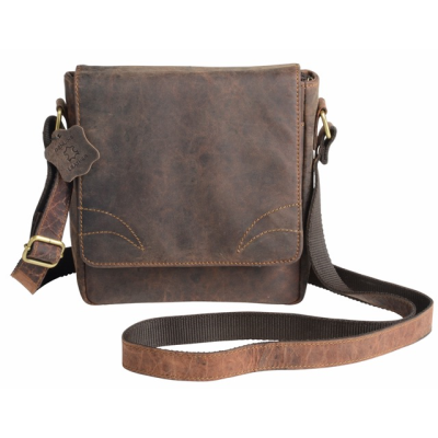 Picture of WILDERNESS GENUINE LEATHER BAG in Brown