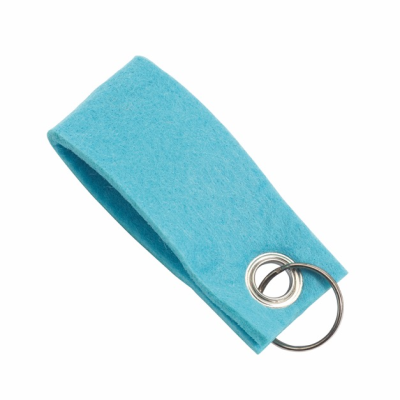 Picture of FELT KEYRING in Turquoise