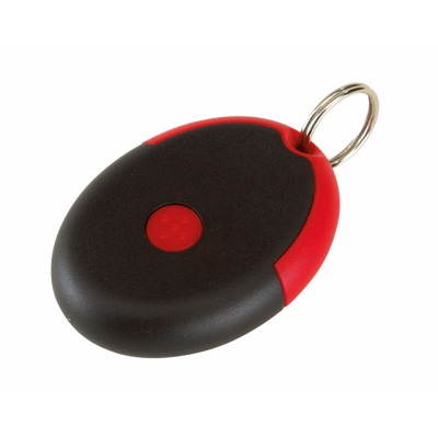Picture of NEAT MICROFIBRE LENS CLEANING CLOTH KEYRING in Red & Black