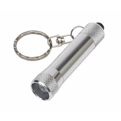 Picture of FLARE LED KEYRING TORCH LIGHT in Silver