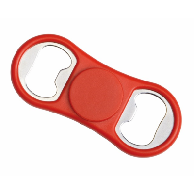 Picture of BOTTLE OPENER SPINNER in Red