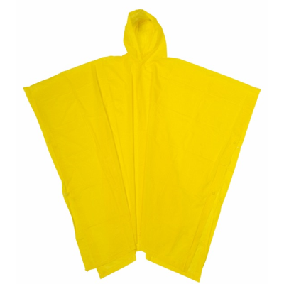 Picture of ALWAYS PROTECT RAIN PONCHO with Hood in Yellow