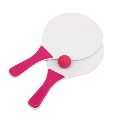 Picture of BEACH TENNIS GAME SET in Pink & White