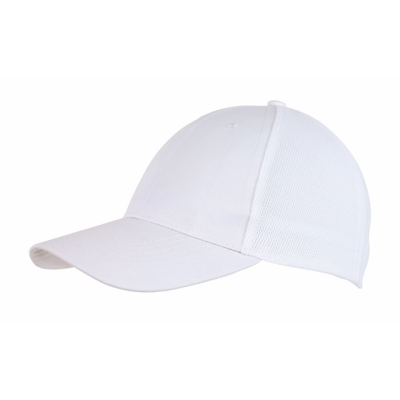 Picture of PITCHER 6-PANEL CAP with Mesh in White
