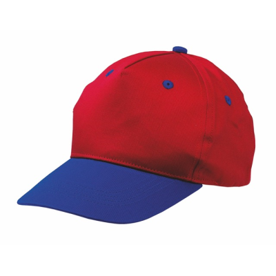 Picture of CHILDRENS BASEBALL CAP in Red & Blue
