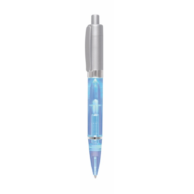 Picture of LUXOGRAPH LIGHT BALL PEN in Blue - Silver