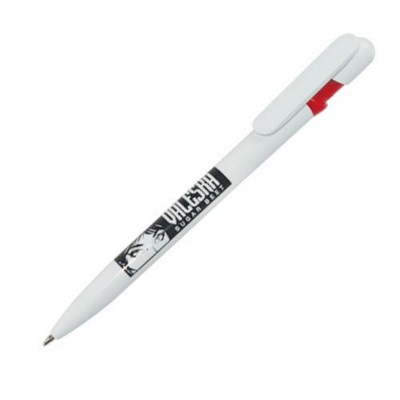 Picture of RHIN BALL PEN in White & Red.
