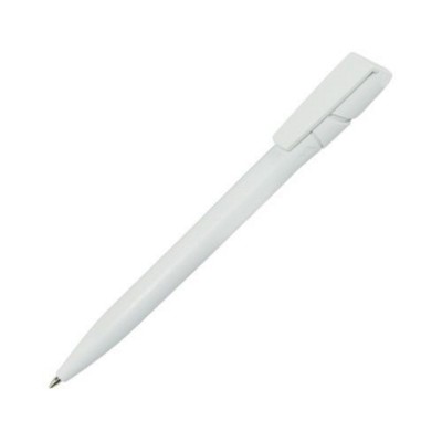 TWISTER BALL PEN in White.