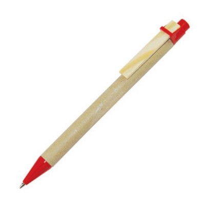 Picture of ECO RETRACTABLE BALL PEN in Red