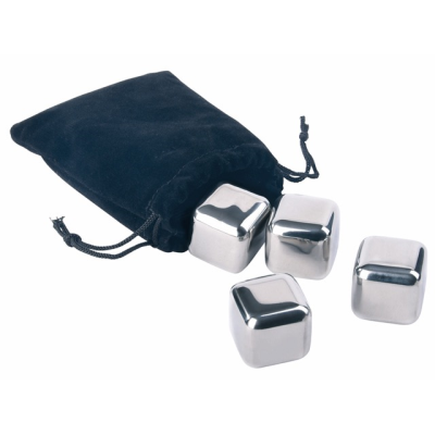 Picture of ICE CUBE SET COOLING CUBES in Velvet Bag