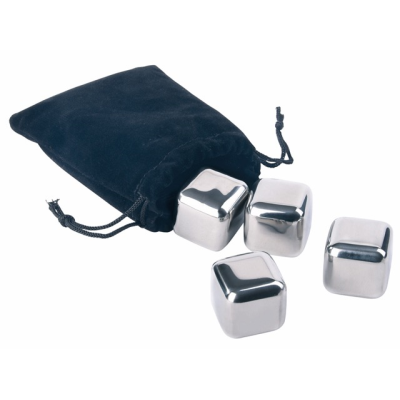 Picture of ICE CUBE SET COOLING CUBES in Velvet Bag.