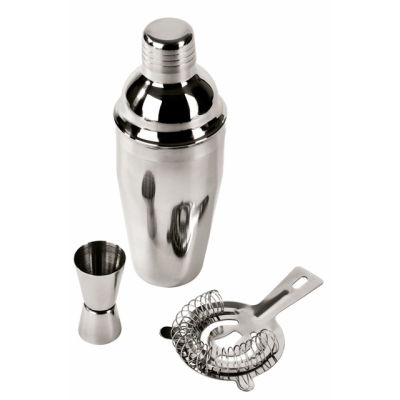 Picture of STAINLESS STEEL METAL SHAKER COCKTAIL SET BARKEEPER
