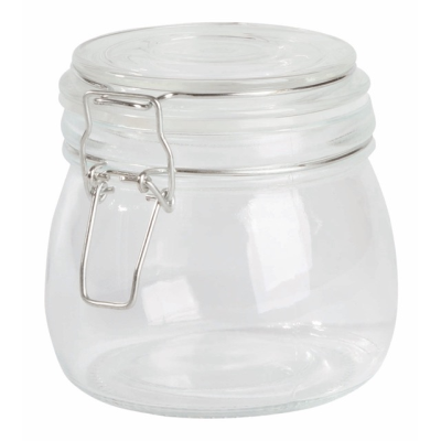 Picture of GLASS STORAGE JAR CLICKY.