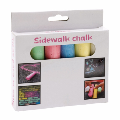 Picture of 6 PIECES OF COLOUR CHALK STREET.