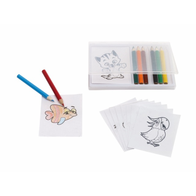 Picture of COLOURING SET CRAZY ANIMALS.