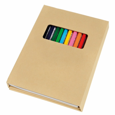 Picture of COLOURING SET COLOURFUL BOOK.