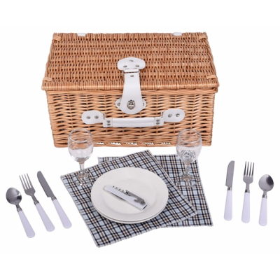 Picture of WICKER PICNIC BASKET KINGS PARK FOR 2 PEOPLE