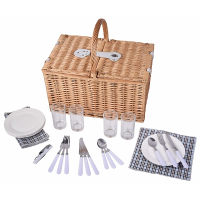 Picture of WICKER PICNIC BASKET STANLEY PARK FOR 4 PEOPLE.