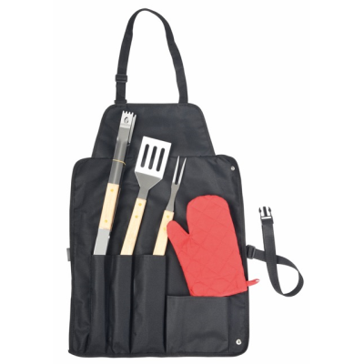 Picture of BBQ APRON with Bbq Set Great Bbq.