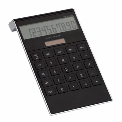 Picture of 10-DIGIT CALCULATOR DOTTY MATRIX.