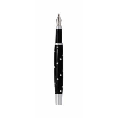 Picture of METAL FOUNTAIN PEN SAINT PETERSBURG in Black Piano Lacquer Look