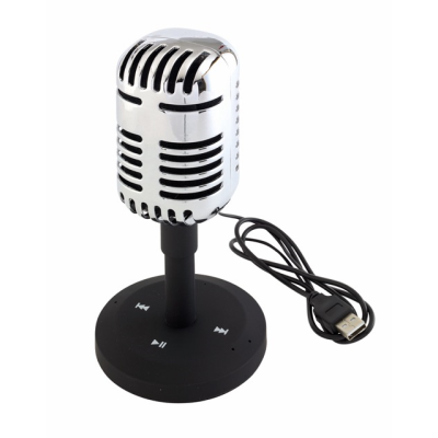 Picture of CORDLESS SPEAKER MICROPHONE in Retro Style.