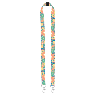 Picture of SUBYARD DOUBLE SAFE CUSTOM SUBLIMATION LANYARD