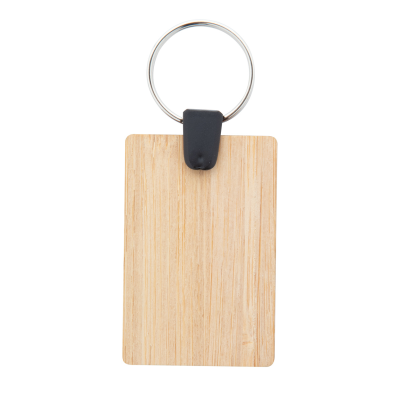 Picture of BAMBRY BAMBOO KEYRING, RECTANGULAR.