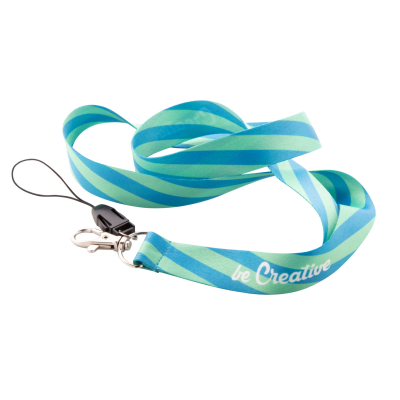 Picture of SUBYARD B RPET CUSTOM SUBLIMATION LANYARD.