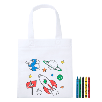 Picture of MOSBY COLOURING SHOPPER TOTE BAG
