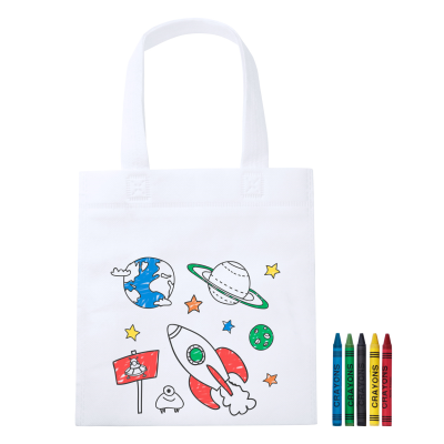 Picture of MOSBY COLOURING SHOPPER TOTE BAG.