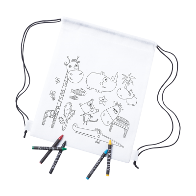 Picture of WIZZY COLOURING DRAWSTRING BAG