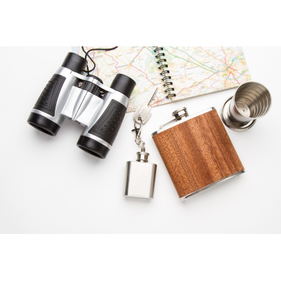 Picture of NORGE KEYRING with Hip Flask.