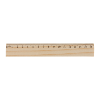 Picture of ONESIX PINE WOOD RULER.
