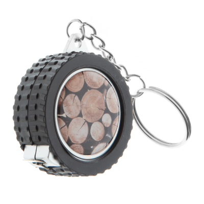 Picture of WHEEL KEYRING with Tape Measure