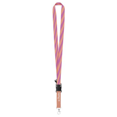 Picture of SUBYARD USB RPET CUSTOM SUBLIMATION LANYARD.
