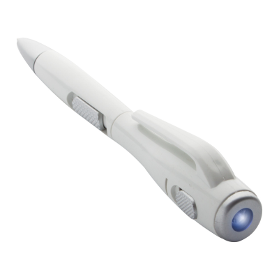 Picture of SENTER BALL PEN with LED Torch in White