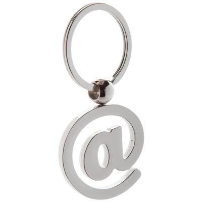 Picture of AT SIGN SHAPE METAL KEYRING in Black Gift Box